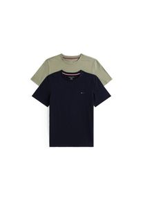 Tommy Hilfiger Underwear, Herren, T-Shirt &raquo;2 PK SS TEE mit Stickerei und Rundhals im 2er-Pack&laquo; Packung, 2er-Pack, 2 Stk. unifarben, casual, regular 
