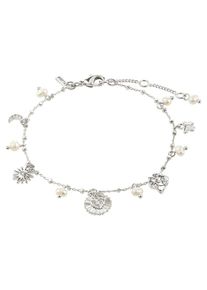 Pilgrim, Femmes Bracelet 'Mylan', argent / transparent / blanc perle