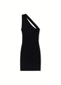 Bershka Kleid Damen, schwarz, Gr&ouml;&szlig;e 36