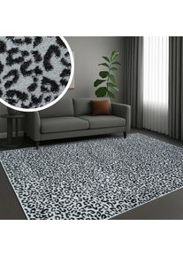 Teppich »Fynna, Leopardenmuster« rechteckig 9 mm Höhe Leo Design, modern, Wohnzimmer, Schlafzimmer, Esszimmer , GOODproduct , Obermaterial: 100%...