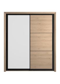 Gami, Kleiderschrank &raquo;Kleiderschrank 2 T&uuml;ren, Kinderkleiderschrank&laquo; In 2 Farben erh&auml;ltlich, kastanie natur, Spanplatte, B/H/T: 191 cm x 220 cm x 63 cm