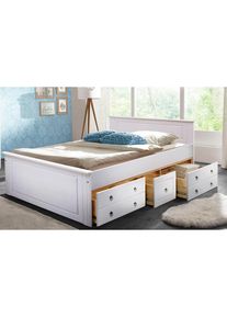 Goodproduct, GOODproduct Massivholzbett &raquo;Hugo, hohe Belastbarkeit! FSC zertifiziertes Massivholz, Landhausstil&laquo; Breite/Belastbarkeit 180cm/200KG, 