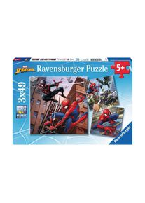 Ravensburger, Puzzle &raquo;Spider-Man besch&uuml;tzt die Stadt&laquo;, frz:, Einheitsgr&ouml;&szlig;e, Puzzle