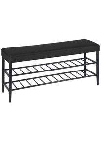 Schuhbank »mit zwei Ablagen 100 x 50 cm« , Relaxdays