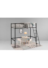 Goodproduct, GOODproduct Hochbett &raquo;Hayo, Topseller! Zeitloses Metallbett, in mehreren Farben&laquo; Gesamtmasse (B/T/H) ca. 208/159/186 cm, inkl. Lattenrost