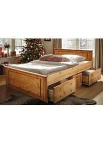 Goodproduct, GOODproduct Massivholzbett &raquo;Hugo, hohe Belastbarkeit! FSC zertifiziertes Massivholz, Landhausstil&laquo; Breite/Belastbarkeit 180cm/200KG, 