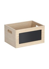 Kiste »mit Beschriftung Nature« , beige , zeller Present