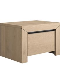 Gami, Nachttisch &raquo;Brugge&laquo; 1 Stk. tlg. Breite 57 cm, kastanie natur, kastanie natur, kastanie natur, B/H/T: 57 cm x 38 cm x 41 cm