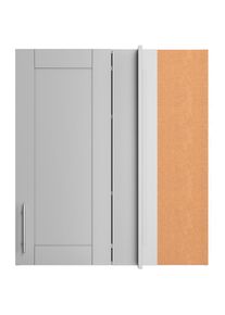 Eckhängeschrank »KS-Ahus« Breite 80 x 45 cm , grau , KOCHSTATION