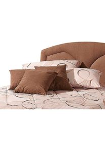 Dekokissen (5 tlg.) , braun , Westfalia Schlafkomfort , Obermaterial: 100% Polyester