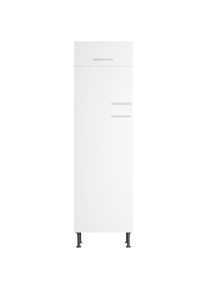 Optifit, Optifit K&uuml;hlumbauschrank &raquo;Klara&laquo; Breite 60 cm, wei&szlig;, Spanplatte, B/H/T: 60 cm x 211,8 cm x 58,4 cm