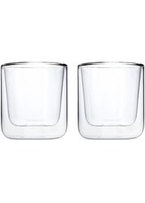 Blomus, Blomus Tasse »Nero 200 ml 2 Stück Transparent«, transparent, Glas, 8,5 cm