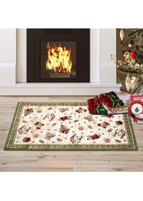 Villeroy & Boch Teppich »Nostalgic Shine Toy's Delight, eckig, rund und Läufer« rechteckig 6 mm Höhe Weihnachten, Wohnzimmer, Flur, Geschenk, Toys Delight,...