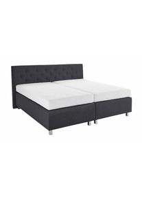 Boxspringbett in diversen Ausführungen , grau , Westfalia Schlafkomfort