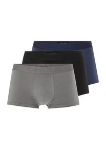Calvin Klein Underwear, Hommes Boxers, bleu nuit / gris / noir