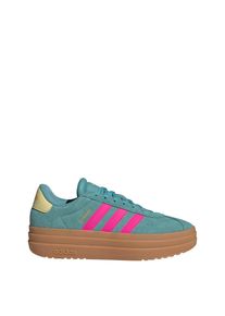 adidas Sportswear, Femmes Baskets basses 'VL Court Bold', sable / bleu cyan / fuchsia