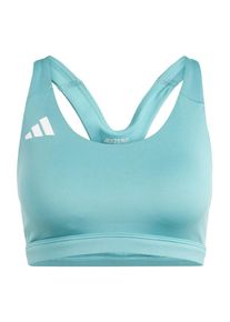 adidas Performance Sport-BH 'Adizero Essentials Run Damen, t&uuml;rkis / wei&szlig;, Gr&ouml;&szlig;e M