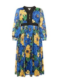 Oasis Curve, Femmes Robe, bleu / bleu marine / bleu ciel / curry