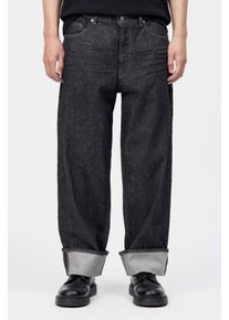 Drykorn RAWDY-A Tapered Jeans in Raw-Denim-Look in schwarz, Gr&ouml;&szlig;e 33x32
