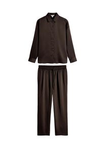 The Set Hosenanzug Damen Gr&ouml;&szlig;e 38 schoko