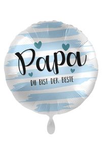 Papa tu es le meilleur ballon aluminium 71cm