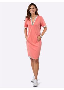 Witt Damen Sweatkleid in Super-Soft-Qualität, koralle, Größe 48, 50% Modal, 44% Polyester, 6% Elasthan