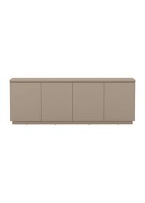 Mid.you Sideboard , Taupe , Holzwerkstoff , 4 F&auml;cher , 200x72x34.5 cm , FSC MIX , stehend , Kleinm&ouml;bel, Kommoden, Sideboards