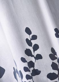 Voilage en dévoré à motif végétal (1 pce) en blanc145x140 cm, bonprix