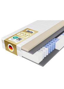 Beco, Taschenfederkernmatratze &raquo;Feel Like Latex ONE TFK - GOLD, Matratze 90x200 cm, 140x200 cm & mehr&laquo; 21 cm hoch 500 Federn 1 Stk. tlg. 