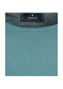 Ragman, Herren, Ragman Rundhalspullover, gr&uuml;n, 382, 60, Baumwolle-Kaschmir-Mix