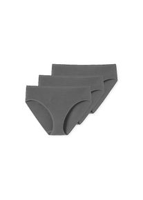 Schiesser, Unisex, Bikinislip &raquo;Cotton Essentials&laquo; 3er-Pack, mit perfekter Passform, 000, schwarz, 46, Slip von Schiesser