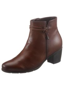 Gabor, Unisex, Stiefelette , Trichterabsatz, Ankleboots mit Hovercraft Luftkammer-Laufsohle, cognac, 37, Elegante Stiefelette mit Gabor Best Fitting 