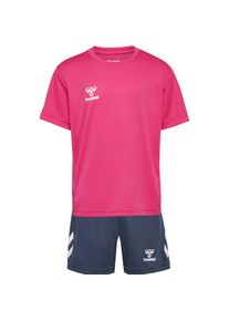 Hummel , Jungen,Kinder,Jugendliche , T-Shirt & Shorts &raquo;HMLLOGO SET KIDS&laquo; Set, 2, 2 Stk. f&uuml;r Kinder , blau , T-Shirt & Shorts von Hummel