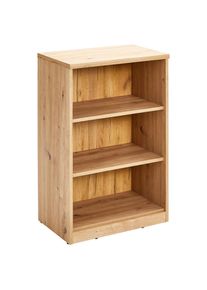 Xora Regal , Eiche Artisan , Holzwerkstoff , 2 F&auml;cher , 55x84x36 cm , Typenauswahl , Wohnzimmer, Regal, B&uuml;cherregale