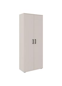 Xora Mehrzweckschrank , Kaschmir , Holzwerkstoff , 5 F&auml;cher , 70x178.9x33.4 cm , stehend , Garderobe, Garderobenschr&auml;nke
