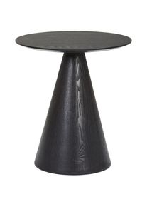 Xora Beistelltisch , Schwarz , Holzwerkstoff , rund , konisch, S&auml;ule , 40x40x40 cm , Bsci , einfacher Aufbau , Wohnzimmer, Wohnzimmertische, Beistelltische, Beistelltische rund