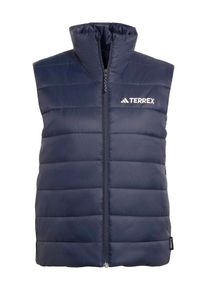 adidas terrex, Femmes Gilet de sport 'ESS', bleu fonc&eacute; / blanc