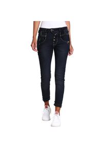 Gang, Unisex, Gang Slim-fit-Jeans &raquo;94MARGE&laquo; mit besonderem 4-Knopf-Verschluss, midnight indigo, 26, N-Gr, Jeans "94Marge" im Used-Look von Gang