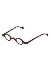 Fielmann INTERIM 001 FA Occhiali unisex | Montatura: Montatura piena, Rotonda, Havana Scuro