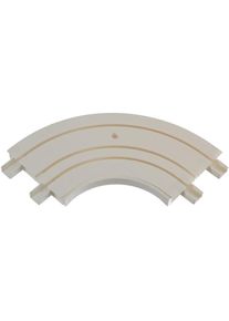 Erker-Innenbogen 3 läufig-läufig Fixmass weiss , weiss , Liedeco