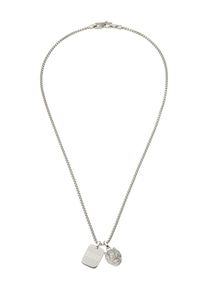 GUESS Kette Herren, silber, Größe One Size