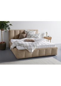 Homsy By Ana Johnson, homsy by Ana Johnson Polsterbett »Somny wahlweise mit Bettkasten, erhältlich in verschiedenen Breiten« luxurious gepolstertes 