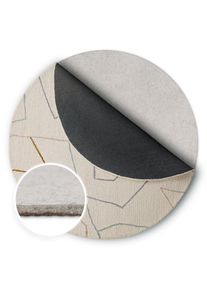 Wecon Home, Wecon Home Antirutsch Teppichunterlage &raquo;RugPad Premium&laquo; Teppichunterlage, Anti-Rutsch-Matte, Komfort, Schutz, creme, Polyester, 6 mm