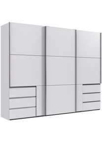 Wimex, Schwebetürenschrank »Level by fresh to go«, weiß, B/H/T: 300 cm x 236 cm x 65 cm