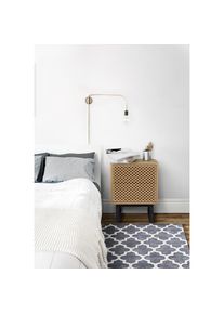 WOODMAN, Nachttisch Holzfurnier aus Eiche, FSC -zertifiziert, eiche, B/H/T: 40 cm x 53 cm x 40 cm