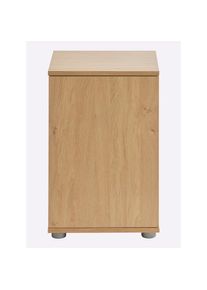 HEINE HOME, HEINE HOME Schuhschrank, eichefarben, MDF, Spanplatte, B/H/T: 40 cm x 80 cm x 38,5 cm