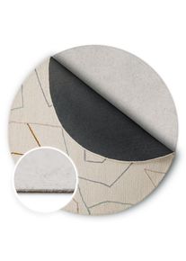 Wecon Home, Wecon Home Antirutsch Teppichunterlage &raquo;RugPad Basic&laquo; Teppichunterlage, Anti-Rutsch-Matte, Komfort, Schutz, creme, Polyester, 2,5 mm