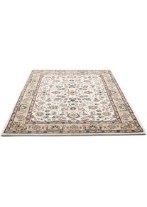 Theko, Theko Wollteppich &raquo;Royal Orient Isfahan&laquo; rechteckig 14 mm H&ouml;he handgetuftet, Orient-Optik, reine Wolle, beige, Schurwolle, 14 mm