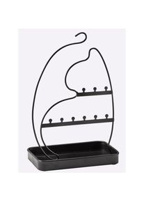 HEINE HOME, HEINE HOME Schmuckständer, schwarz, Metall