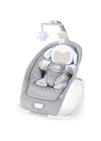 Ingenuity, Ingenuity Babywippe &raquo;Cuddle Lamb&laquo; bis 18 kg mit Vibration und Melodien, grau, Einheitsgr&ouml;&szlig;e, Babywippe